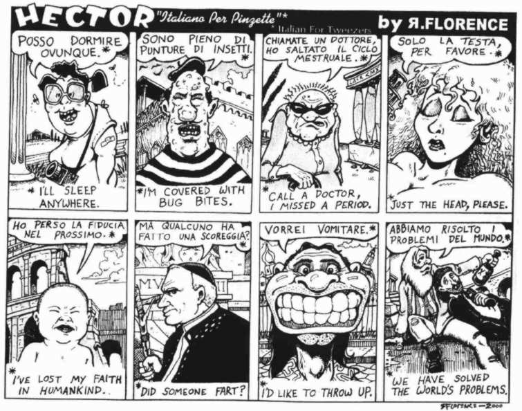 'Italian for Tweezers'&copy;2001 Richard Florence